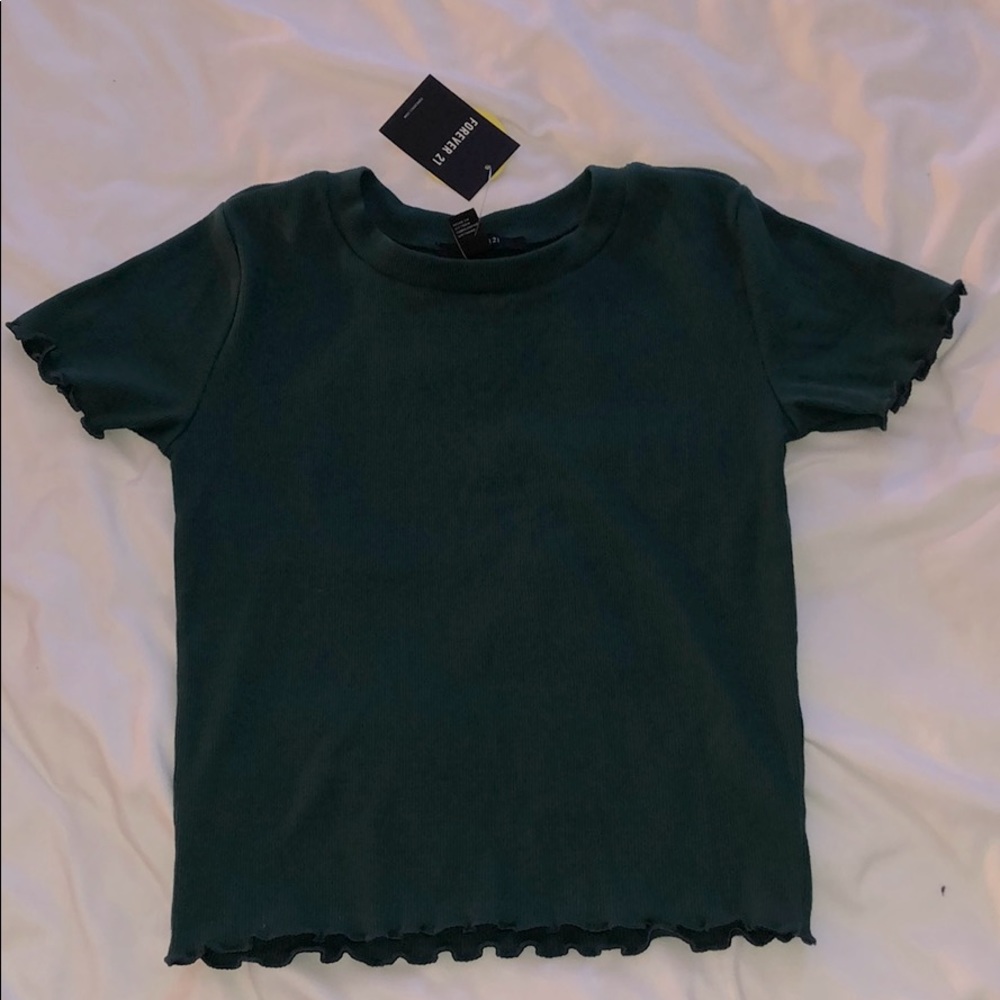 Forever 21 dark green top